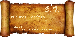 Bucurel Terézia névjegykártya